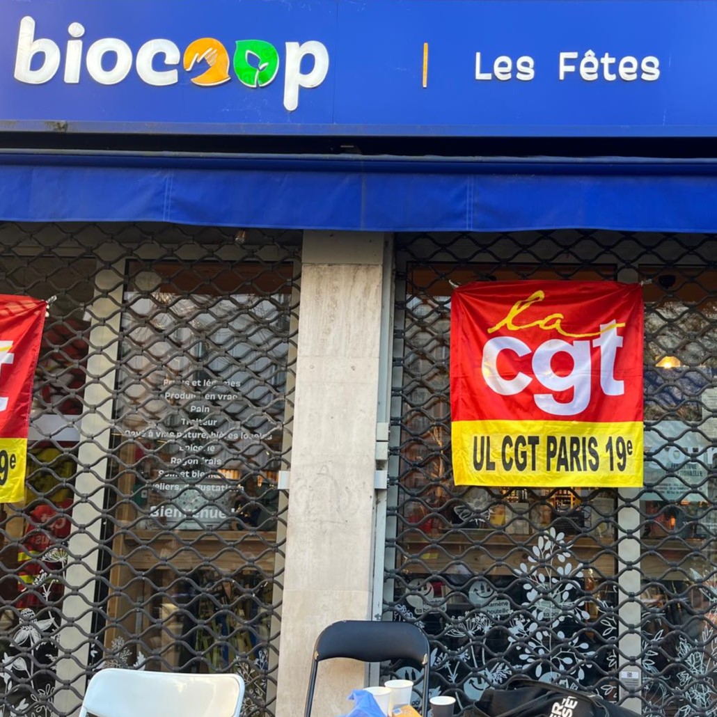 Biocoop les Fêtes en grève